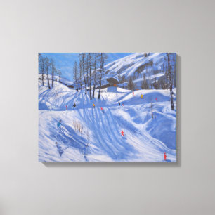 スキー場所Tignes 2009年 キャンバスプリント