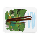 スキー場 マグネット (横)