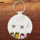 スキー場，通過 キーホルダー (正面)