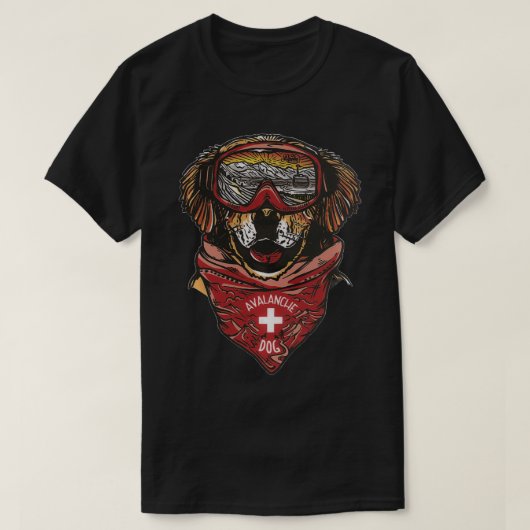 スキー場 Tシャツ (デザイン正面)