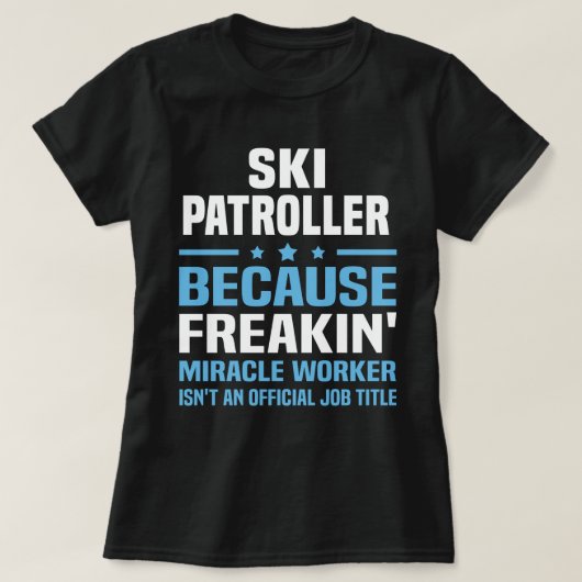 スキー場 Tシャツ (デザイン正面)