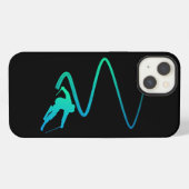 スキー大好き iPhoneケース (裏面横)