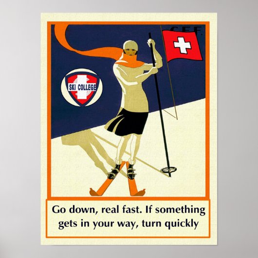 スキー大学ポスター2 ポスター (正面)