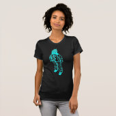スキー女の子 Tシャツ (正面フル)
