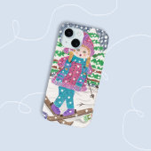スキー女子かわいいiPhoneケース Case-Mate iPhoneケース