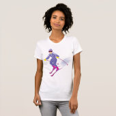 スキー女子Tシャツ Tシャツ (正面フル)