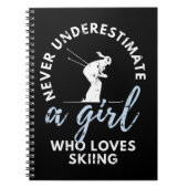スキー好きな女の子を決して甘く見ない ノートブック (正面)