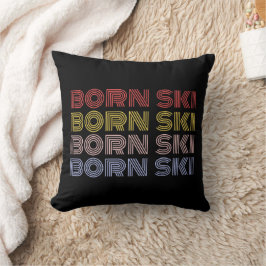 スキー好きのためのBORN SKIピロー クッション