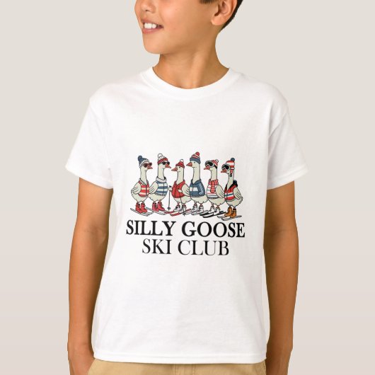 スキー好き Tシャツ (正面)