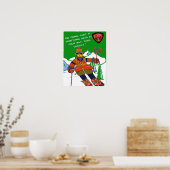 スキー学校のポスター ポスター (キッチン)