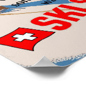 スキー学校のポスター ポスター (角)