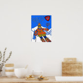 スキー学校のポスター ポスター (キッチン)