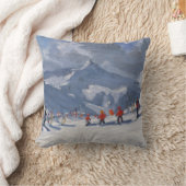 スキー学校Tignes 2009年 クッション (ブランケット)