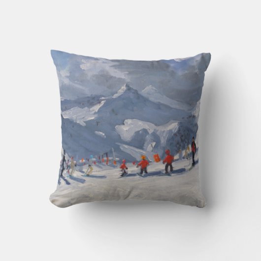 スキー学校Tignes 2009年 クッション (正面)