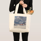 スキー学校Tignes 2009年 ラージトートバッグ (正面(商品))