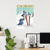 スキー山 ポスター (ホームオフィス)