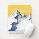 スキー山 マウスパッド (マウス)