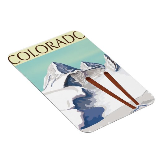 スキー山 マグネット (右側)