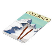 スキー山 マグネット (左側)