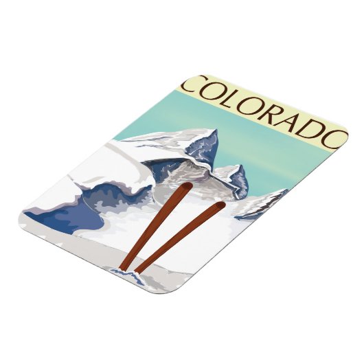 スキー山 マグネット (左側)