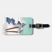 スキー山 ラゲッジタグ (正面横)