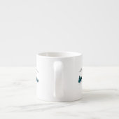 スキー後のスキーシーン冬のスポーツ エスプレッソカップ (裏面)