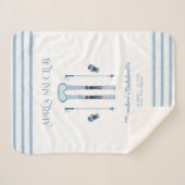 スキー後のバチェロレッテパーティー シェルパブランケット (正面(横))