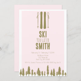 スキー後の冬のバチェロレッテ 招待状