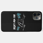 スキー後の山の冬のスポーツ Case-Mate iPhoneケース (裏面(横))