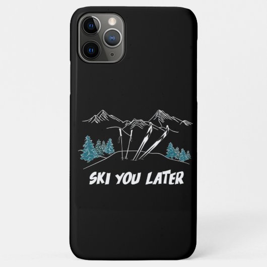 スキー後の山の冬のスポーツ Case-Mate iPhoneケース (裏面)