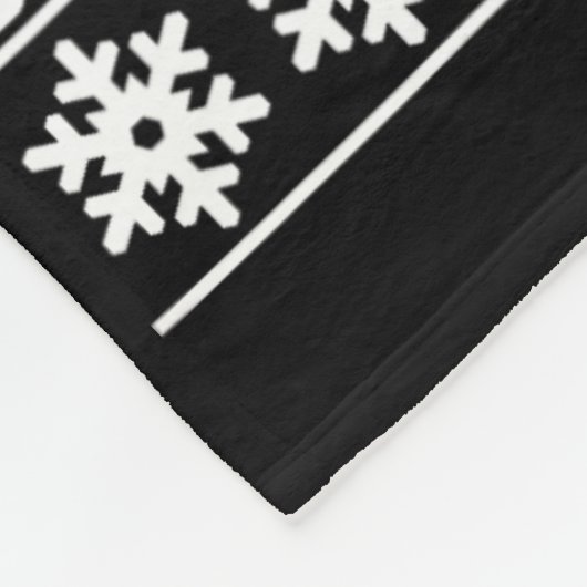 スキー愛好家のためのクリスマススキーヤーTシャツクリスマスギフト フリースブランケット (角)