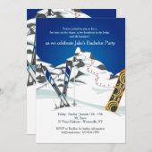 スキー招待状 招待状 (正面/裏面)