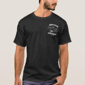 スキー旅行の家族や友達グループに合わせたカスタムデザイン Tシャツ (正面)