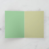 スキー旅行の赤い帽子の女性 シーズンカード (内部)