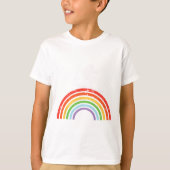 スキー旅行 スキー 虹 Tシャツ (正面)