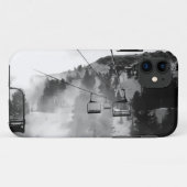 スキー椅子の雪の箱 Case-Mate iPhoneケース (裏面(横))
