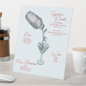 スキー水彩ドリンクバー 台座サイン (インサイチュ)