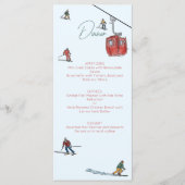 スキー水彩 メニュー (正面)