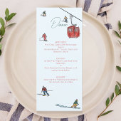 スキー水彩 メニュー