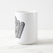 スキー準備完了 コーヒーマグカップ (中央)
