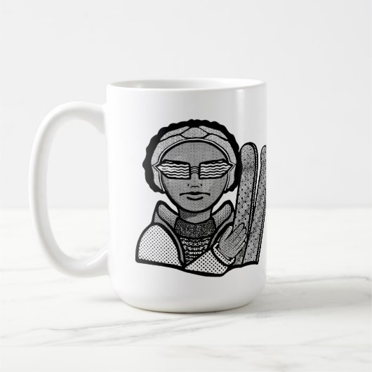 スキー準備完了 コーヒーマグカップ (左)
