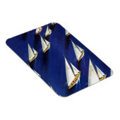 スキー溶接による帆船レガッタ マグネット (右側)