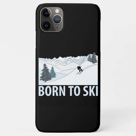 スキー生まれウィンタースポーツへ Case-Mate iPhoneケース (裏面)