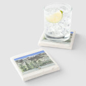 スキー用コースター ストーンコースター (横)