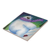 スキー用ホッキョクグマ タイル (側面)