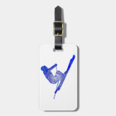 スキー端 ラゲッジタグ (正面縦)