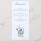 スキー結婚スケッチ メニュー (正面)