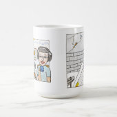 スキー茶の後 コーヒーマグカップ (中央)