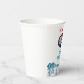 スキー誕生日パーティースキースノーボード 紙コップ (右)