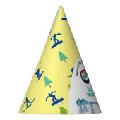 スキー誕生日パーティースノーボード パーティーハット (左)